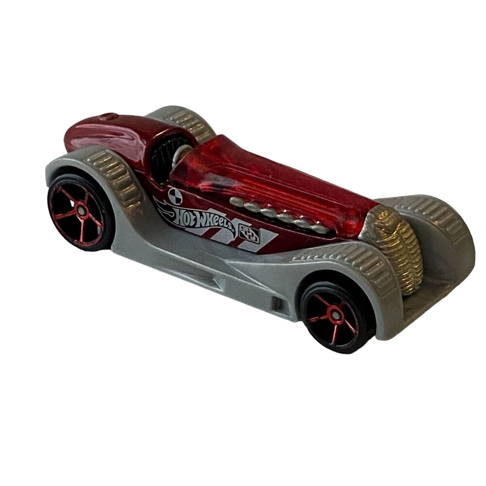 Mattel Hot Wheels Brit Speed Diecast Car Track Builder Multipack 2008 Red